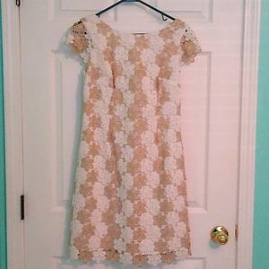 Barbara Two Tone Lace Dress